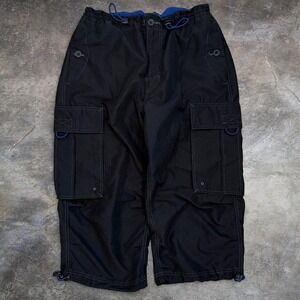 Vintage Gap 2000s Cargo Pararatrooper Rave Pants Womens Medium Gorpcore Goth Y2K